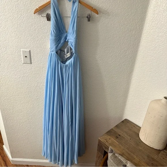New Fame and Partners Alija Cut Out Maxi Gown Dress size 4 - Picture 2 of 9